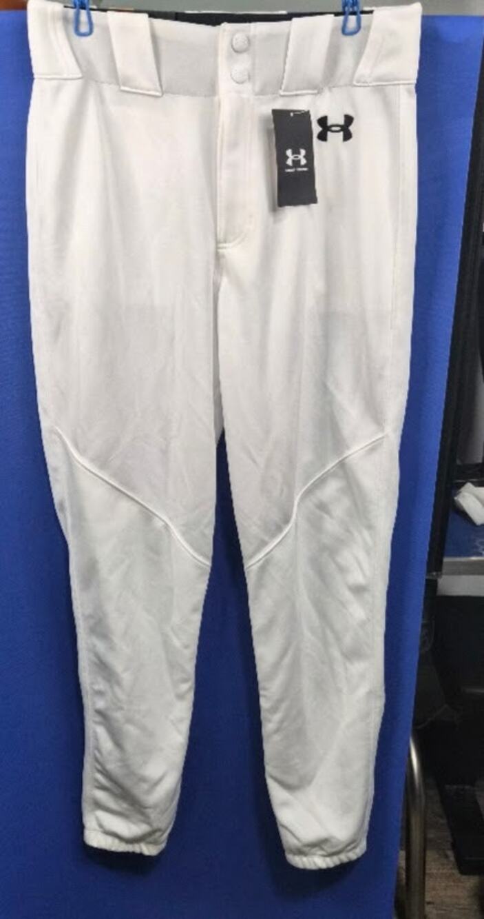 Under Armour Men's Utility Baseball Pants Tapered Fit White Size Small – NWT
